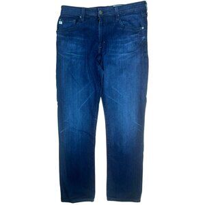 AG Everett Slim Straight Mens Dark Wash Ag-Ed Denim Jeans 34 x 33